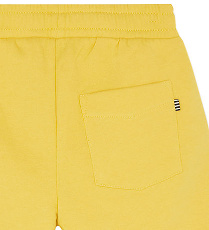 Mads Nørgaard Sweat Shorts - Organic Porsulano - Lemon Zest