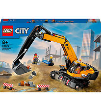 LEGO® City - Yellow Construction Excavator 60420 - 633 Partar