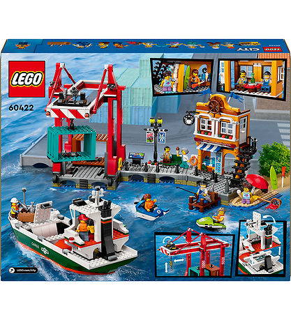 LEGO® City - Seaside Harbor with Cargo Ship 60422 - 1226 Parts