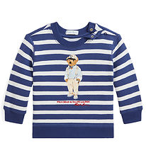 Polo Ralph Lauren Sweatshirt - Hemingway - Navy/White Striped w.