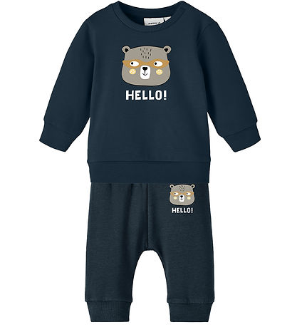 Name It Sweat Set - NbmVonne - Dark Sapphire/Hello