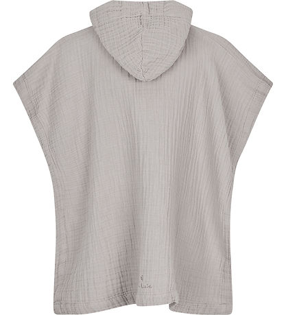 Lille Kanin Badponcho - Muslin - Brown Rökfärgad