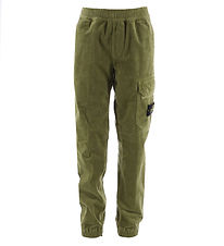 Pantalon en Velours Côtelé Stone Island - Sage