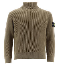 Blouse av. Col roulé Stone Island - Laine - Sage