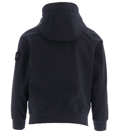 Stone Island Softshell Jacket w. Fleece - Black