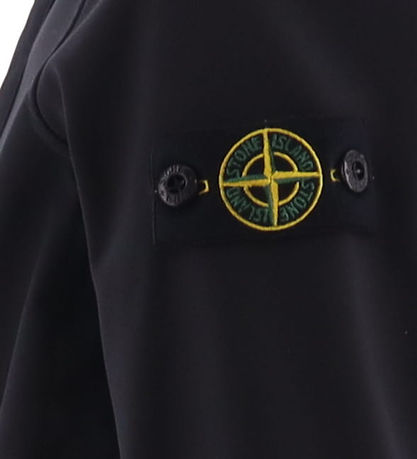 Stone Island Softshell Jacket w. Fleece - Black