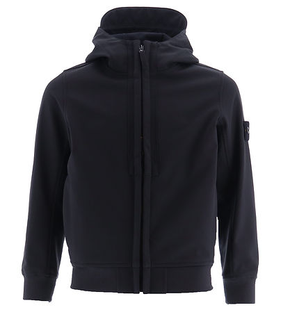 Stone Island Softshell Jacket w. Fleece - Black