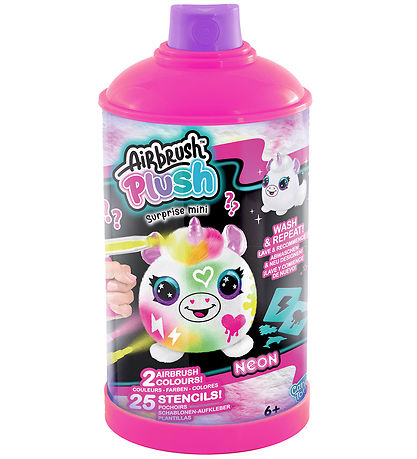 Airbrush Plush Bangsi - 10 cm - Neon Mini Mystery Kit