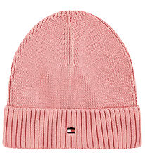 Tommy Hilfiger Beanie - Knitted - Small Flag - Soft Rose
