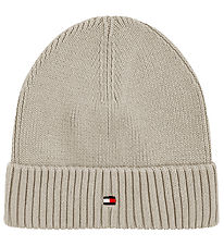 Tommy Hilfiger Beanie - Knitted - Small Flag - Classic+ Beige