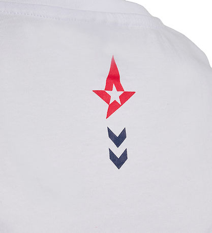 Hummel T-shirt - Astralis 21/22 - White w. Print
