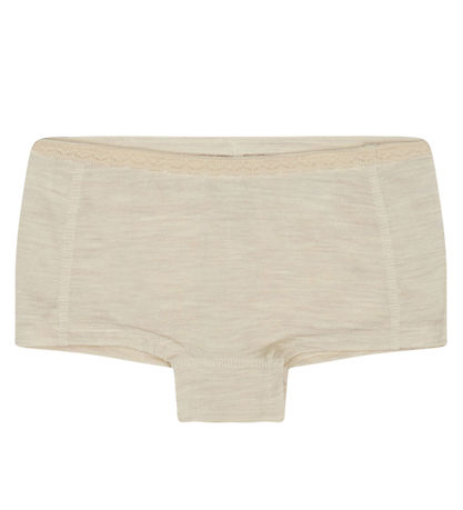 Hust and Claire Hipsters - Wol/Zijde - Fiella - Wheat Melange