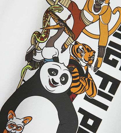 Name It T-shirt - NmmJac Kung Fu Panda - Bright White/Vertical T