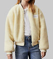 Calvin Klein Puffer Jacket/Fleece Jacket - Reversible - Afterglo