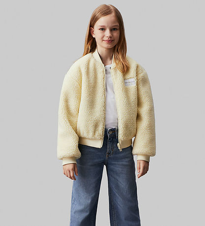 Calvin Klein Steppjacke/Fleecejacke - Umkehrbar - Afterglow