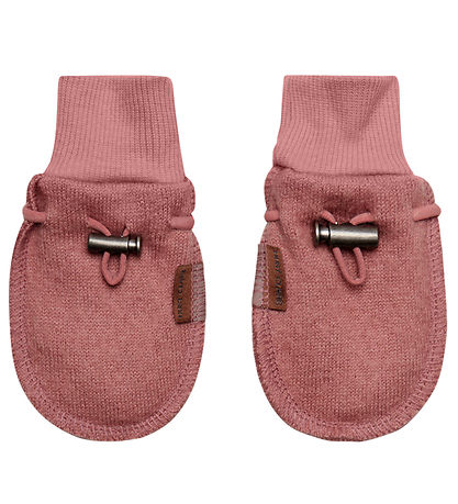 Hust and Claire Mittens - Knitted - Wool - Ferri - Ash Rose