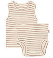 Petit Piao Underwear - Rib - Modal - Rose Fawn