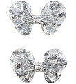 Sofie Schnoor Haarschleife - 2er-Pack - 7x4,5 cm - Silber