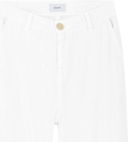 Grunt Trousers - Hudai - Linen/Viscose - White