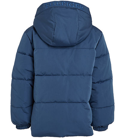 Tommy Hilfiger Puffer Jacket - Monotype - Aegean Sea