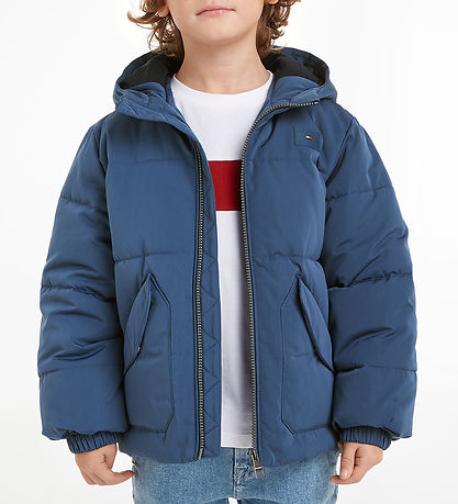 Tommy Hilfiger Puffer Jacket - Monotype - Aegean Sea
