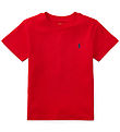 Polo Ralph Lauren Stuttermabolur - Rautt