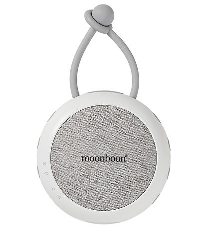 Moonboon White Noise Speaker w. Sound/Light - White Cream