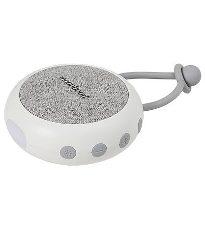 Moonboon White Noise Speaker w. Sound/Light - White Cream