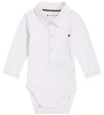 Tommy Hilfiger Polo body L/æ - Rib - White