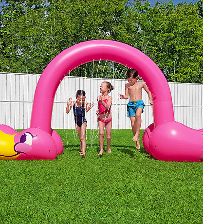 Bestway Oppustelig Sprinkler - 340x110x193 cm - Flamingo