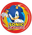 Decorata Party Cardboard plates - 8-Pack - 19.5 cm - Sonic Speed