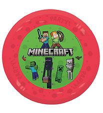 Decorata Party Plastplötur - 4 Pakki - 21 cm - Minecraft