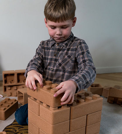 Dantoy Building Blocks - 66 Parts - Cork