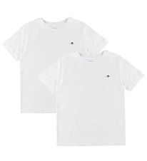 GANT T-skjorte - 2-pack - Hvit