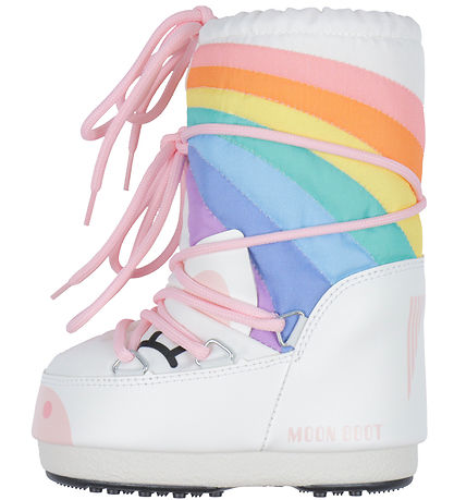 Moon Boot Snowboots - Pictogram Unicorn - Wit/Multicolour