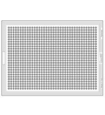 Quercetti Plattor För Stift mosaik - 5 st. - Vit - 12445