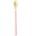 Rice Spoon - Melamine - Latte - Pink/Check It Out