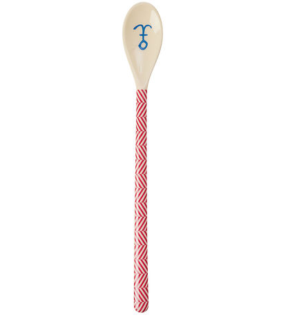 Rice Lepel - Melamine - Latte - Rood/Anchor