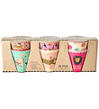 Rice Cups - Melamine - 6 pcs - 160 mL - Pink/Jungle Print