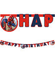 Decorata Party Happy Bursdag Banner - Spider-Man Crime Fighter