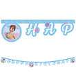 Decorata Party Happy Bursdag Banner - Frozen II Wind Spirit