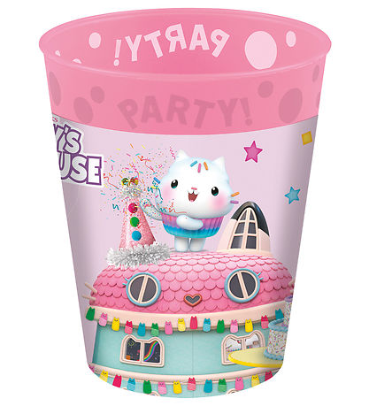 Decorata Party Plastic cups - 4-Pack - 250 mL - Gabby's Dollhous