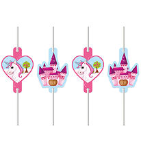 Decorata Party Straws - 4-Pack - Unicorn