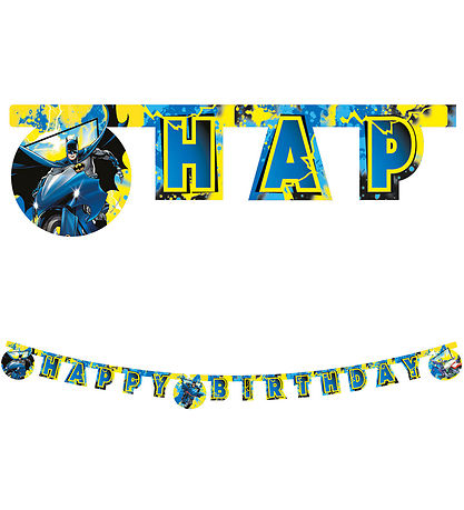 Decorata Party Happy Bursdag Banner - Batman Rogue Rage