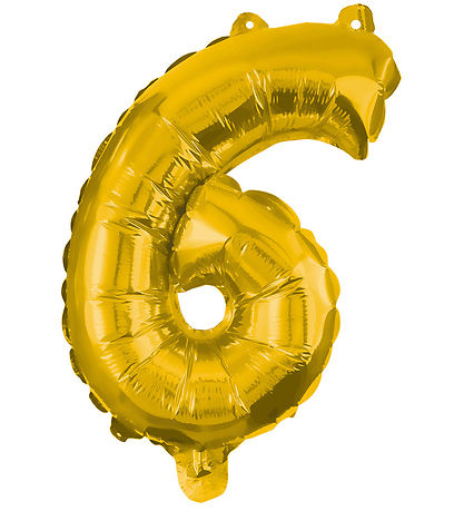 Decorata Party Foil balloon - 85 cm - No 6 - Gold