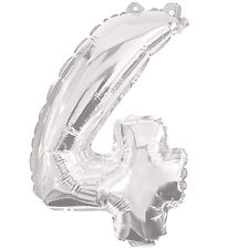 Decorata Party Foil balloon - 95 cm - No 4 - Silver