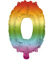 Decorata Party Foileballon - 95 cm - No 0 - Rainbow