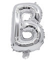 Decorata Party Foileballon - 34 cm - B - Sølv