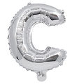 Decorata Party Þynnublöðru - 31 cm - C - Silfur