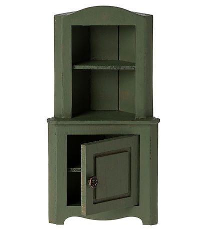 Maileg Corner cabinet - Mouse - Dark Green